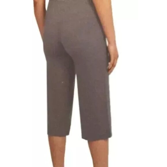 NWT Tuff Athletics Women's Vida Capri Athletic Leggings Gray Size S $50 3C601 - Picture 2 of 2